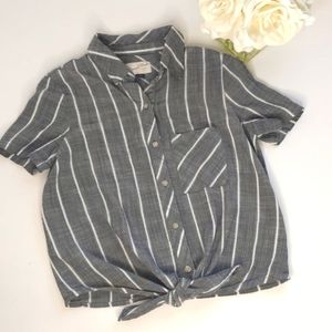 Universal Thread Cropped Top Stripped Size XS